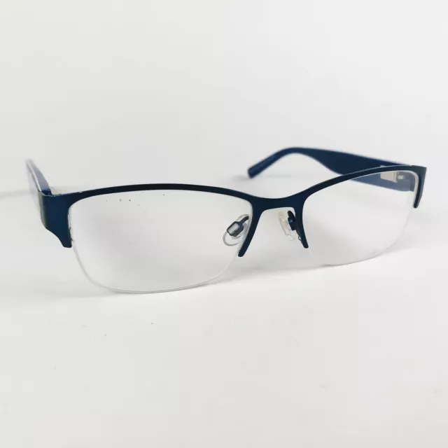 ROXY eyeglasses SATIN BLUE HALF RIMLESS glasses frame MOD: 45 30472754