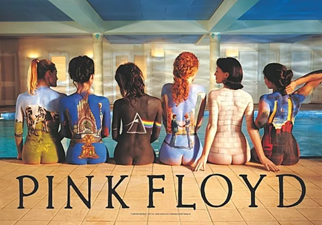 Pink Floyd Backart Back Art large fabric poster / flag 1100mm x 750mm (hr)