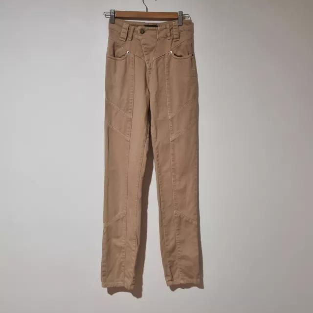 Retrofete Size 24 Pale Brown Jeans