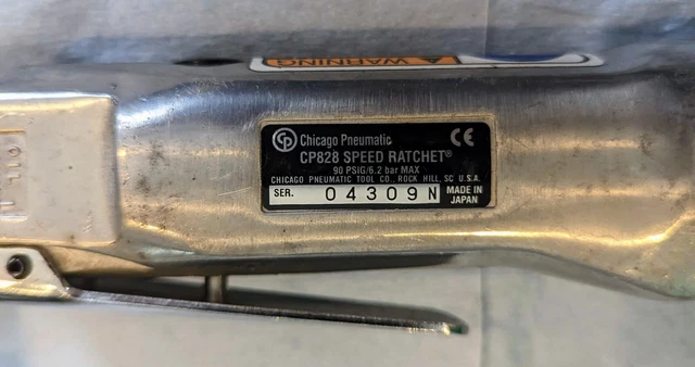 Chicago Pneumatic CP734H Air Impact Wrench(1/2") & CP828 3/8" Air Ratchet Wrench 3