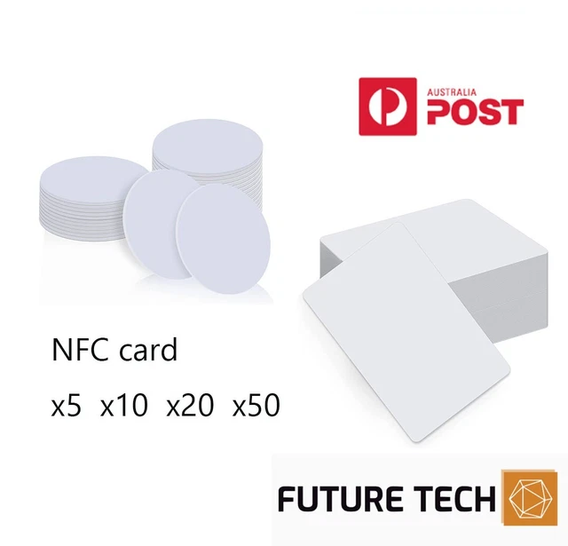 10/20/50PCS NTAG215 NFC White Pvc Card Tag For TagMo Forum Switch Type2 ...