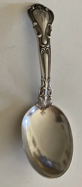 Antique 1895 Gorham Chantilly  Sterling Silver Baby Spoon