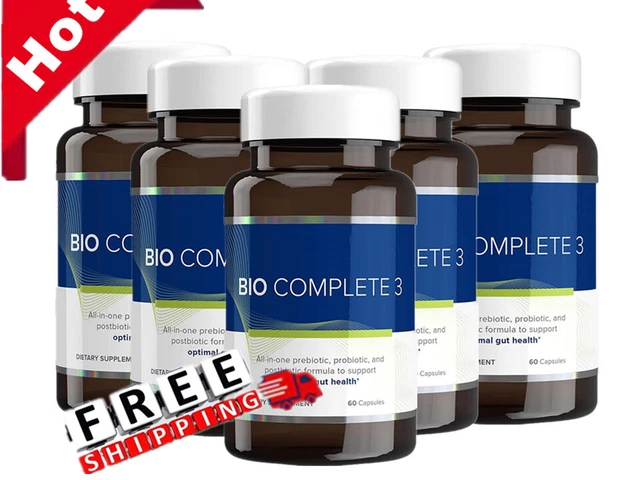 Bio Complete Ingredients GUNDRY MD BIO COMPLETE 3 Capsules 60 Count PreBiotic ProBiotic ...
