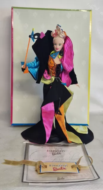 Limited Ed. Masquerade Gala Collection Rendezvous Barbie Doll In Box With CoA