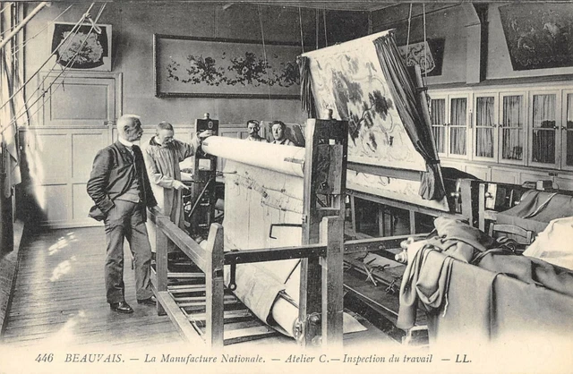 Cpa 60 Beauvais La Manufacture Nationale Atelier C Labour Inspection