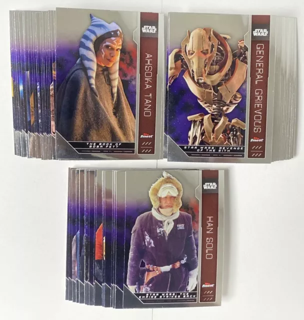 2023 Topps Finest Star Wars Base Set Singles (Pick Your Own)