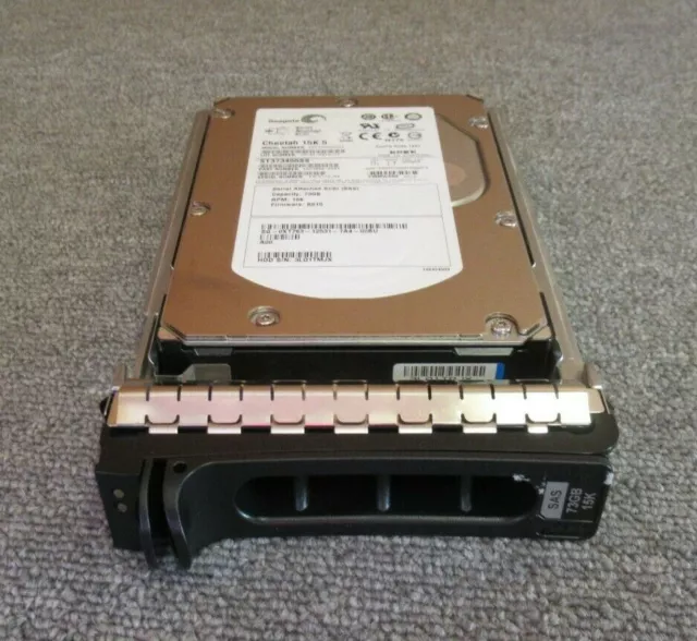 Dell Seagate ST373455SS XT763 Cheetah 15K.5 73GB 15000 RPM SAS 16MB 3.5"  HDD