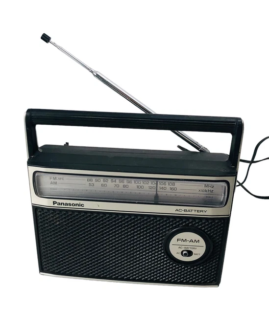 VINTAGE PANASONIC AM/FM Radio Model RF-549 AC-Battery, Works £16.02 ...