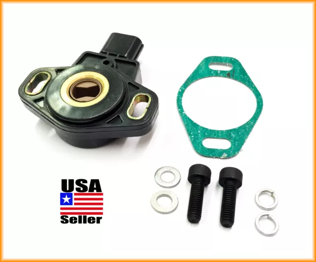 02-06 Acura Rsx Type S Tps Throttle Position Sensor With Gasket And Bolts - B