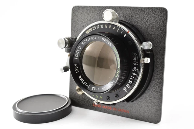 EXC++++ TOKYO KOGAKU Topcor P.S 10.5cm 105mm f/3.5 Lens From Japan
