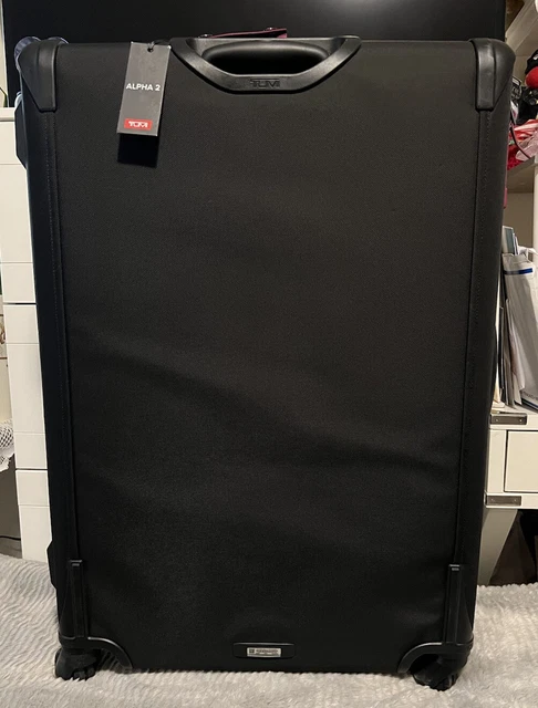 TUMI ALPHA 2 Extended Trip Expandable 4 Wheel Packing case BLACK New with tag 3