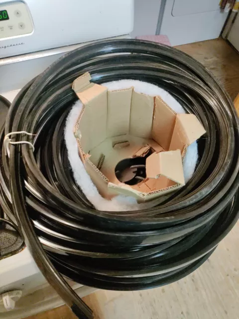 7/8in Black Flexible PVC Glossy Bumper Tee Moulding- Outwater Plastics 125' Roll