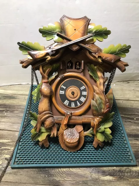 german cuckoo clock for parts or repair