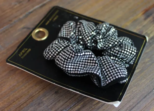 New April/Diamond Women's/Girl's/Lady's Hair Band/Tie/Scrunchie