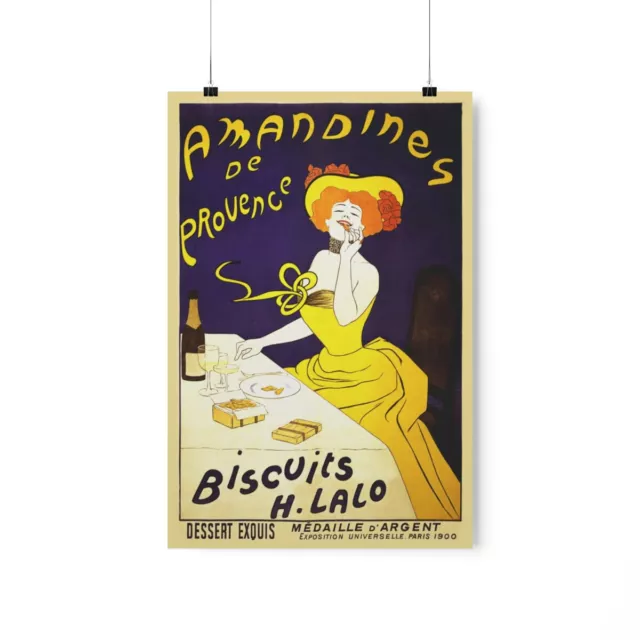 French Biscuit Advertising Poster Wall Art Poster Art Nouveau Kitchen Wall 3