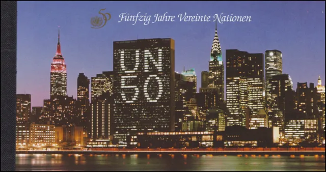 UN Vienna: brand booklets 1 fifty years United Nations 1995, ESSt