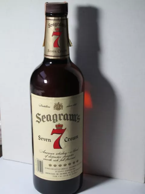 Vintage Seagrams 7 Crown American Whiskey - EX+++ Clean, Collectible