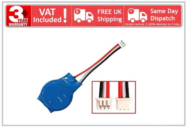 CMOS Bios RTC Batterie 3V CR2032 Für Notebook Dell Precision M4400 M4500 - Foto 2