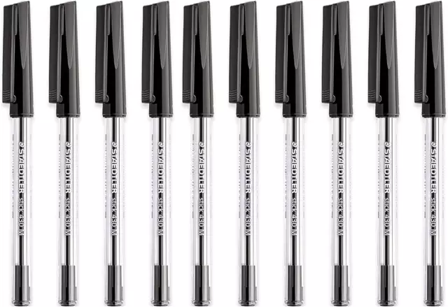Test 2 GP-380 Black Gel Pen Pack of 6 - Sleek and Smooth for