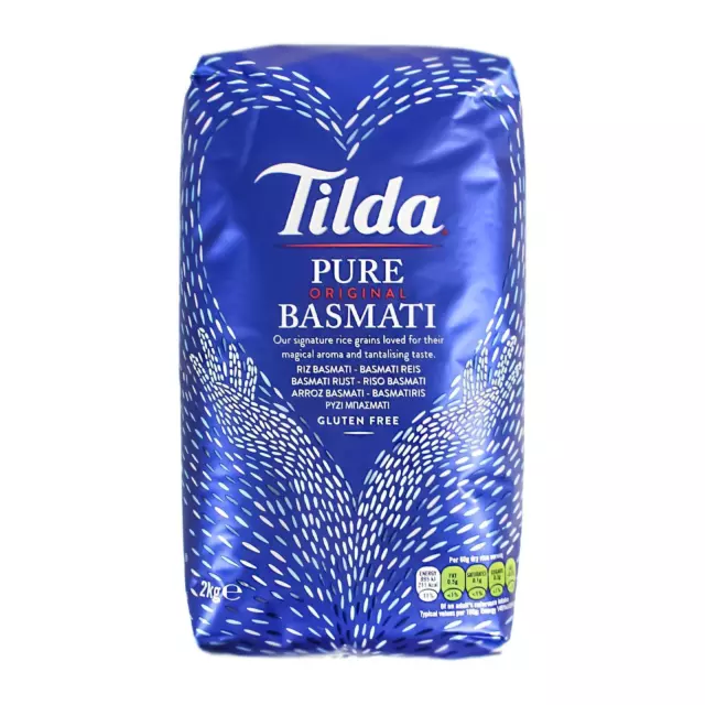 Original Tilda Basmati Langkorn Reis 2kg Basmati Rice