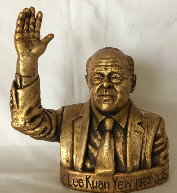 ORIGINAL FIRST PRIME Minister of Singapore Lee Kuan Yew bust statue ...