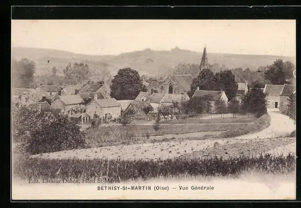 CPA Béthisy-St-Martin, Vue générale