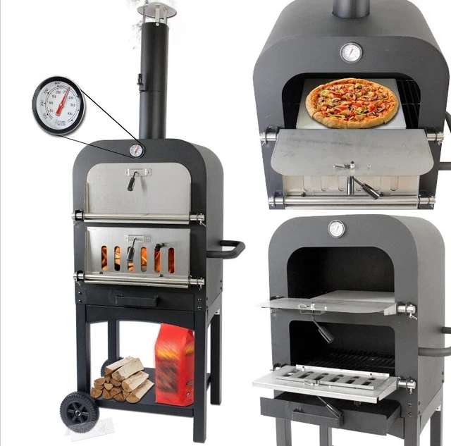 Buschbeck Pizzaofen Napoli Pizzastein Keramik Grill Ofen Outdoor Pizza Holz