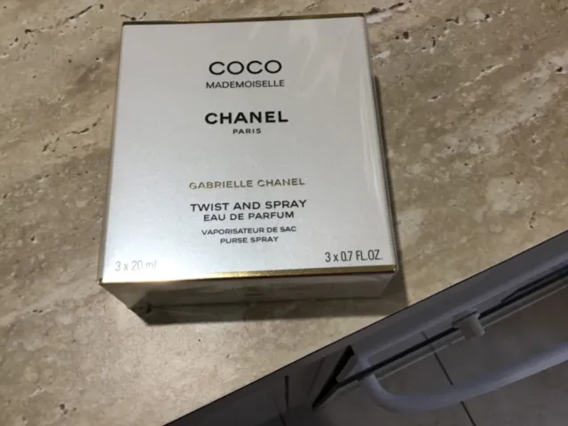 CHANEL. COCO MADEMOISELLE TWIST & SPRAY x 3 Parfum