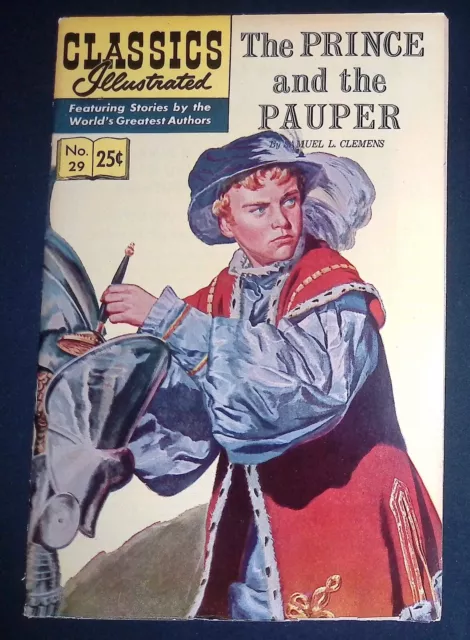 Classics Illustrated #29 The Prince & The Pauper 1968 VF-