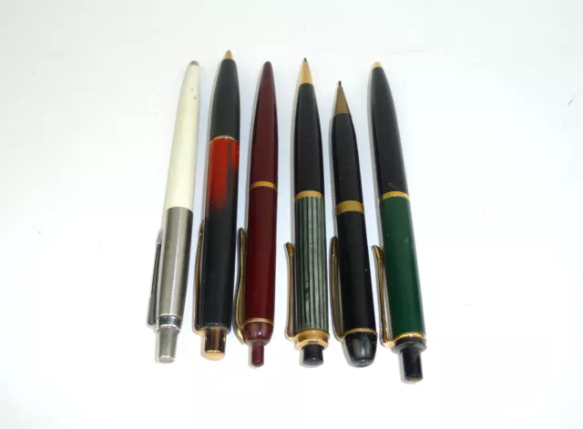 Six Old Pencils Marker Pen Ink Pen Pencil Parker Pelican