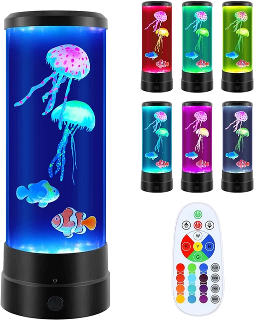 Jellfish Lamp,Led 16 Color Changing Aquarium Light with Remote Control,Usb Power