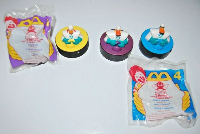 McDonald's Happy Meal Toys Complete Set (4) MIGHTY DUCKS the Animated Series