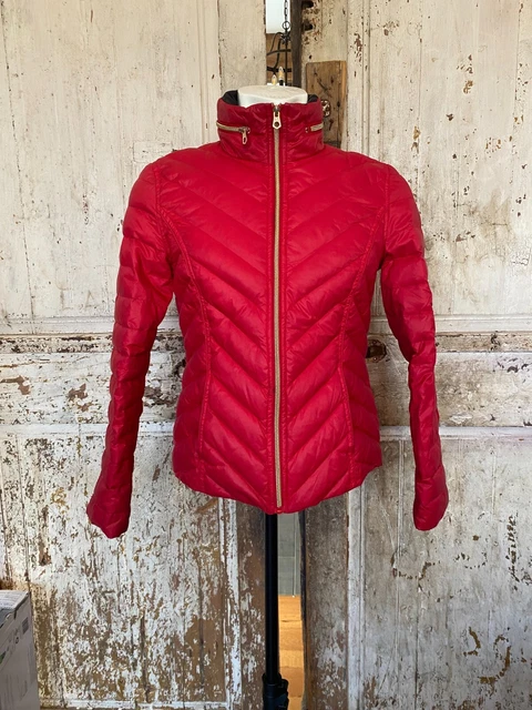 PRESTON YORK Lightweight Puffer Hooded Jacket Medium Nylon Duck
