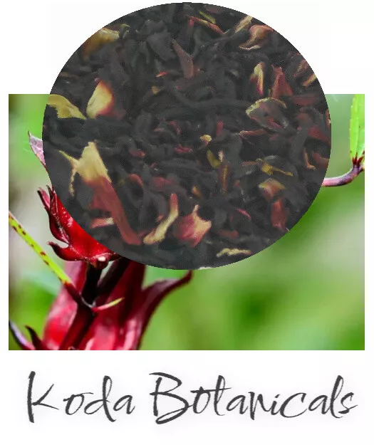 ORGANIC HIBISCUS Herbal Tea PREMIUM GRADE Hibiscus sabdariffa Dried Flowers