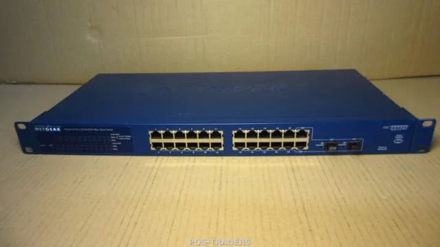 Netgear GS724T V3 ProSafe Managed Switch  24-Port Gigabit 2x SFP INCL RACK EARS