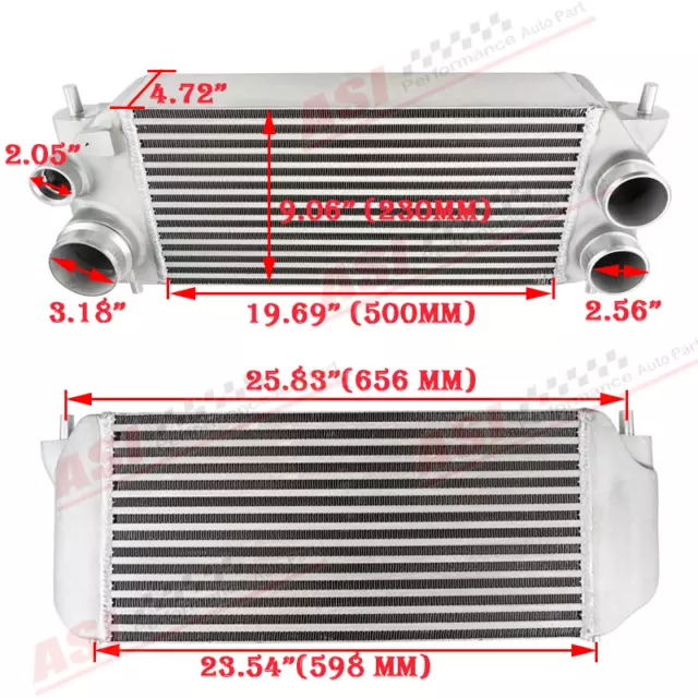 Aluminum Intercooler For 2015-2019 Ford F150 2.7L 3.5L EcoBoost Machined Welded