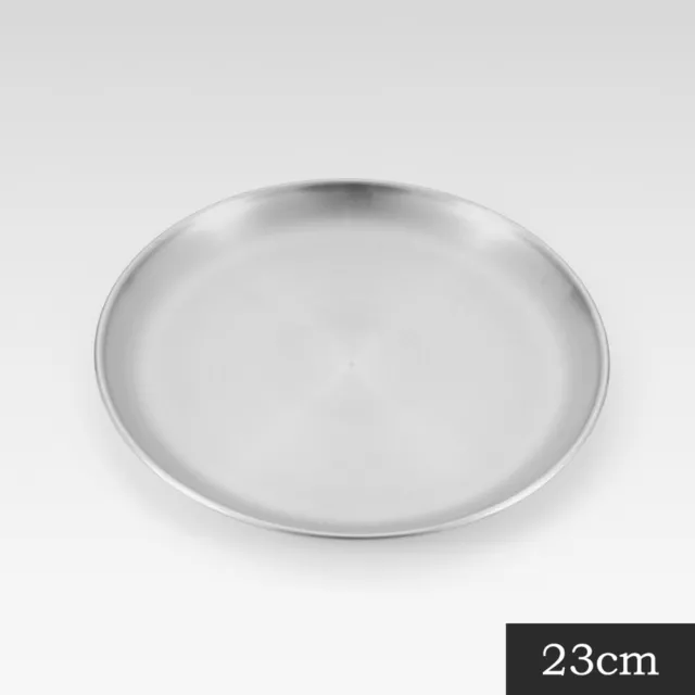 Xdefkoloe58223 14-26 cm diametro, piatto da campeggio, acciaio inox, stoviglie, cibo,