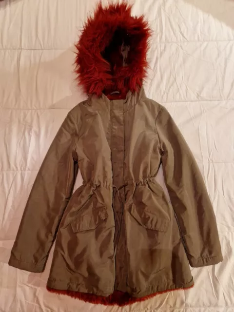 Parka Sisley da bambina verde