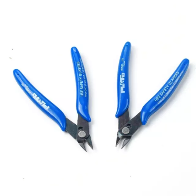 Flush Cut Electrical Wire Cable Cutters Cutting Side Snips Flush Nipper Pliers 3