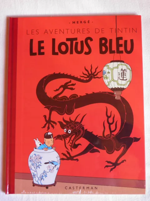 Tintin.fac Simile Couleur.le Lotus Bleu.herge.