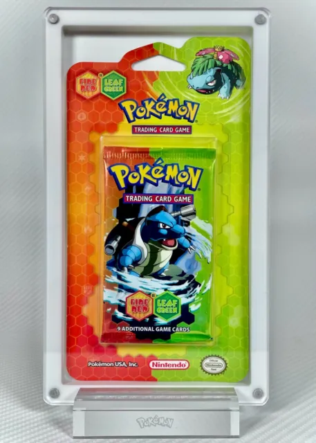 Pokemon Booster BLISTER Pack CASE * WITH STAND* Protective Magnetic display Case