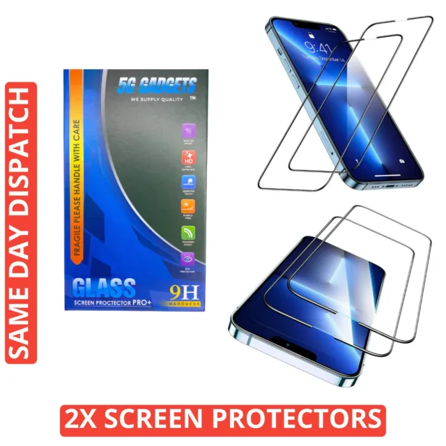 Full Cover Screen Protector For iPhone XR 11 12 13 Pro MAX XS MAX Tempered Glass