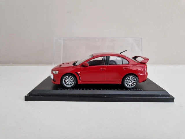 Welly 1:36 Mitsubishi Lancer Evolution Evo X Red Pull Back Car Di Original Box