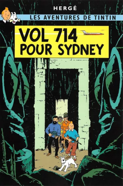 Carte Postale - Les Aventures de Tintin - Vol 714 pour Sydney