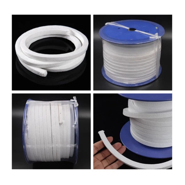 Jual Gland Packing Pure PTFE Teflon PTFE Gland Packing Gland Packing Pure Teflon Seal Meteran 3mm 5a7c8 - View #14