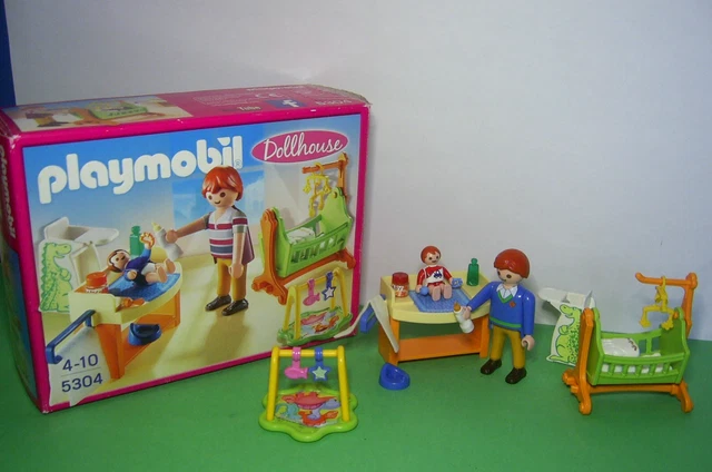 PLAYMOBIL CASA DE Muñecas: Set 5304 Habitación Bebé con EMBALAJE
