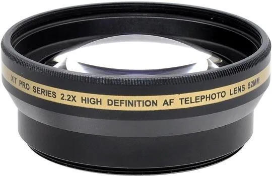 52mm 2.2x Telephoto Lens For Nikon Canon Sony Samsung Pentax Camera/Video