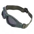 (Armeegrün)BROLEO Mesh-Brille Kleine Löcher Mesh-Brille Verstellbares
