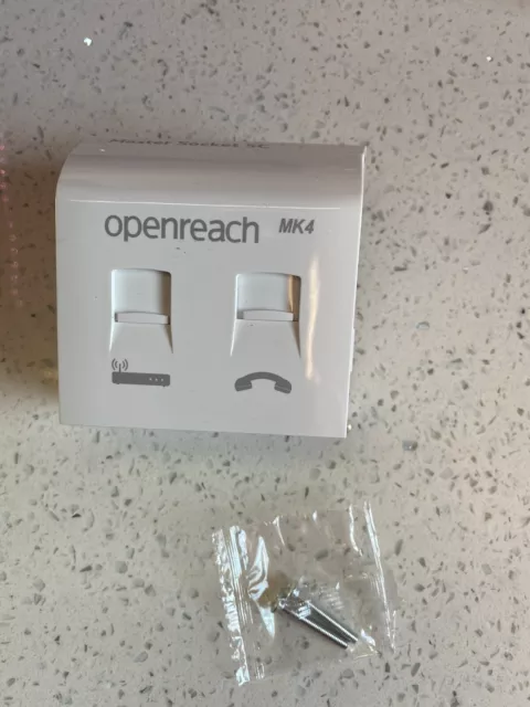 BT Openreach Master Socket NTE5c MK2 & VDSL / ADSL Faceplate MK4 Telephone uk