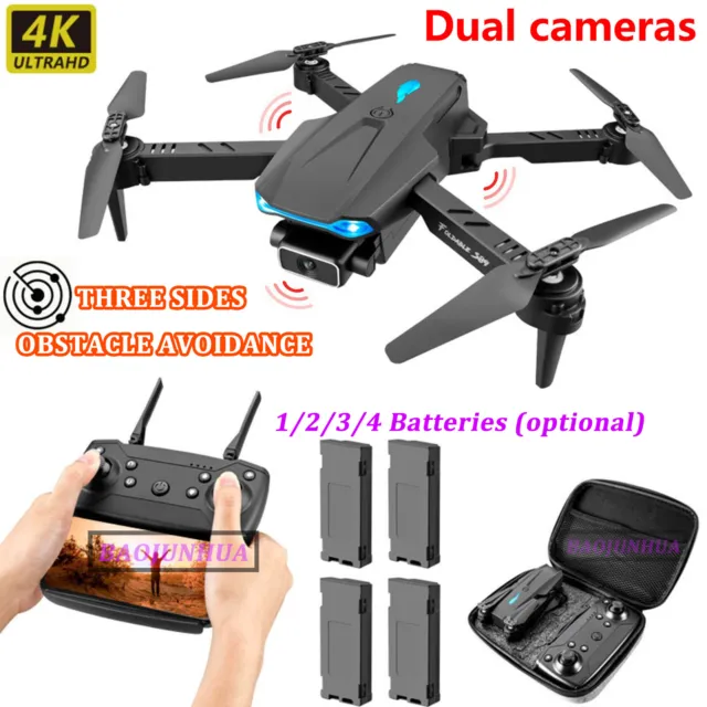 Drone X Pro 2023 4K HD Dual Camera Selfie WIFI FPV Foldable RC Quadcopter